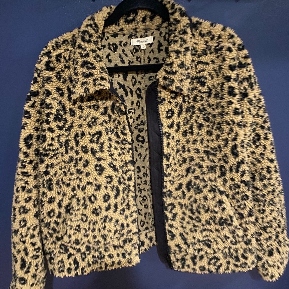 Madewell Leopard Print Coat
